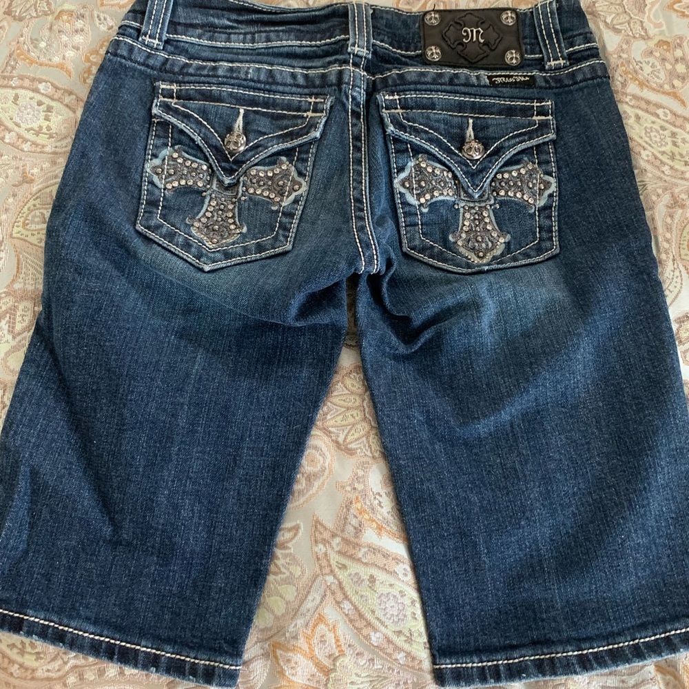 EUC Miss Me Bermuda Shorts